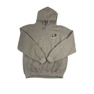 Grim Days Broken Hearts Club Grey Hoodie Mens Large Graphic Streetwear